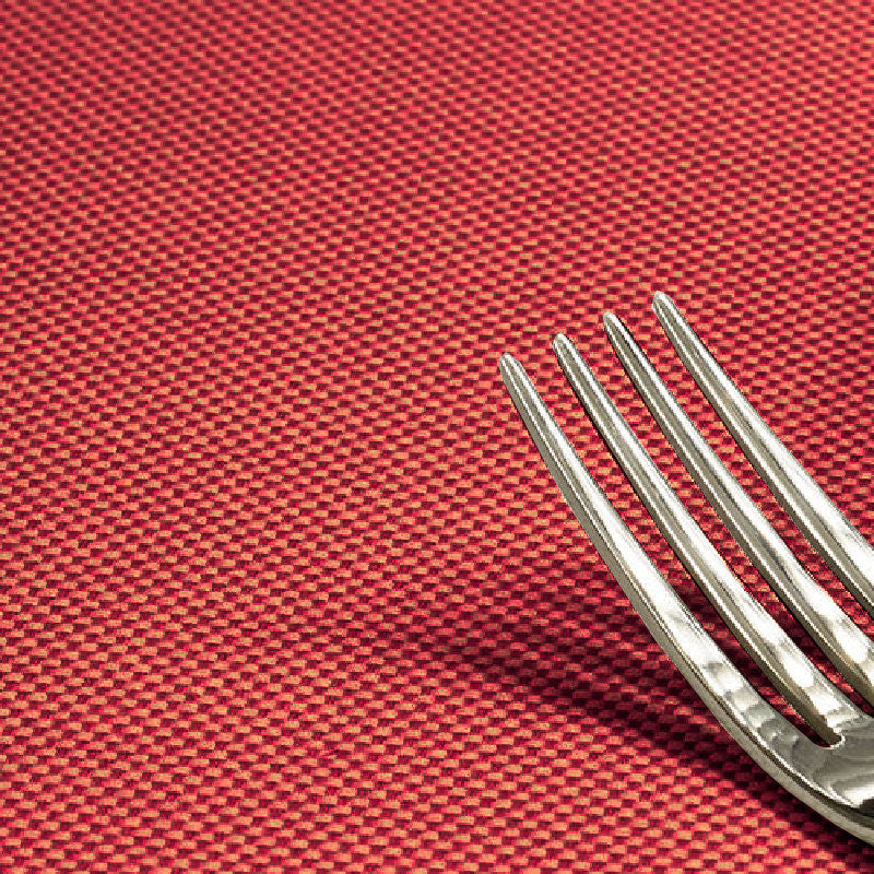 Morissot 180, enfärgad vävd textilvaxduk - Röd