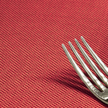 Morissot 180, enfärgad vävd textilvaxduk - Röd