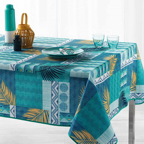 Neha Blue, duk med fläckskydd, 150 x 240 cm