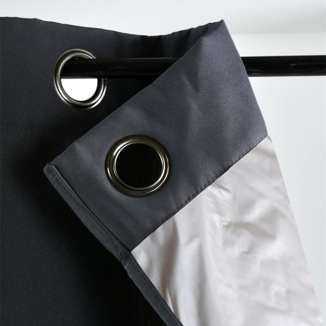 Nelson Antracit – Isolerande Gardin 135 x 240 cm, hörn