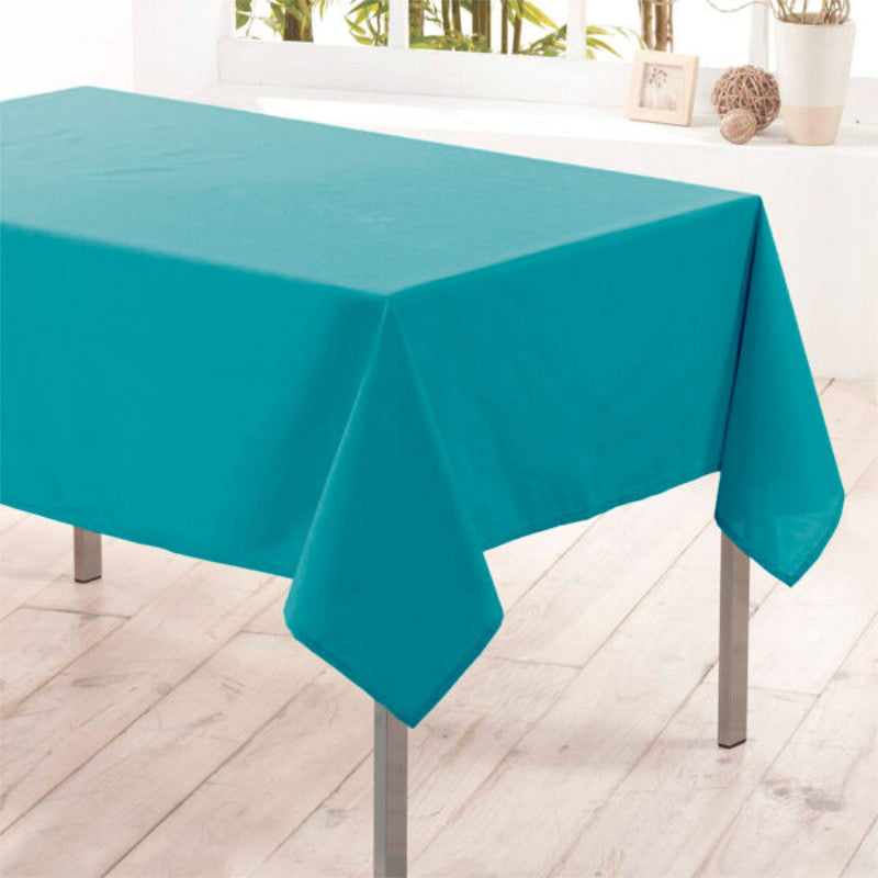 Nelson, enfärgad rektangulär duk med fläckskydd 145 x 300 cm - Celadon