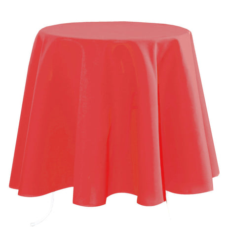 Nelson – enfärgad rund tygduk Ø 180 cm, Corail