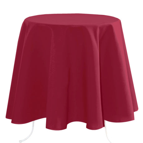 Nelson – enfärgad rund tygduk Ø 180 cm, Hallon