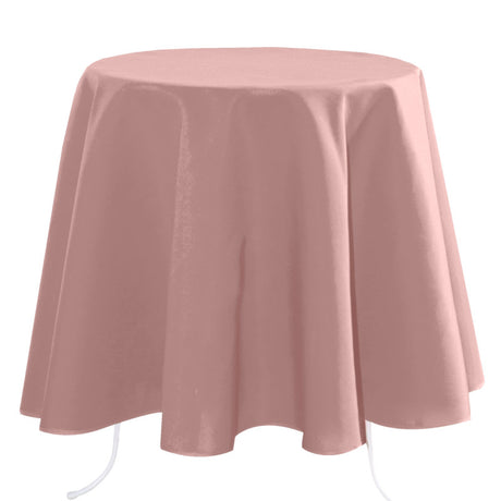 Nelson – enfärgad rund tygduk Ø 180 cm, Puder
