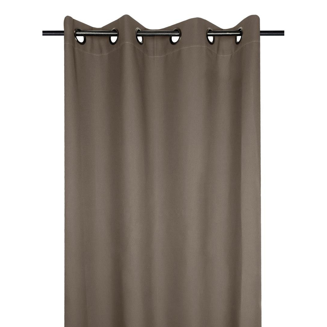 Nelson Taupe – Isolerande Gardin 135 x 240 cm, miljöbild