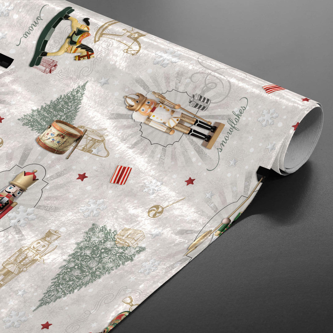 Nötknäckaren - Julvaxduk, Rullad på rör