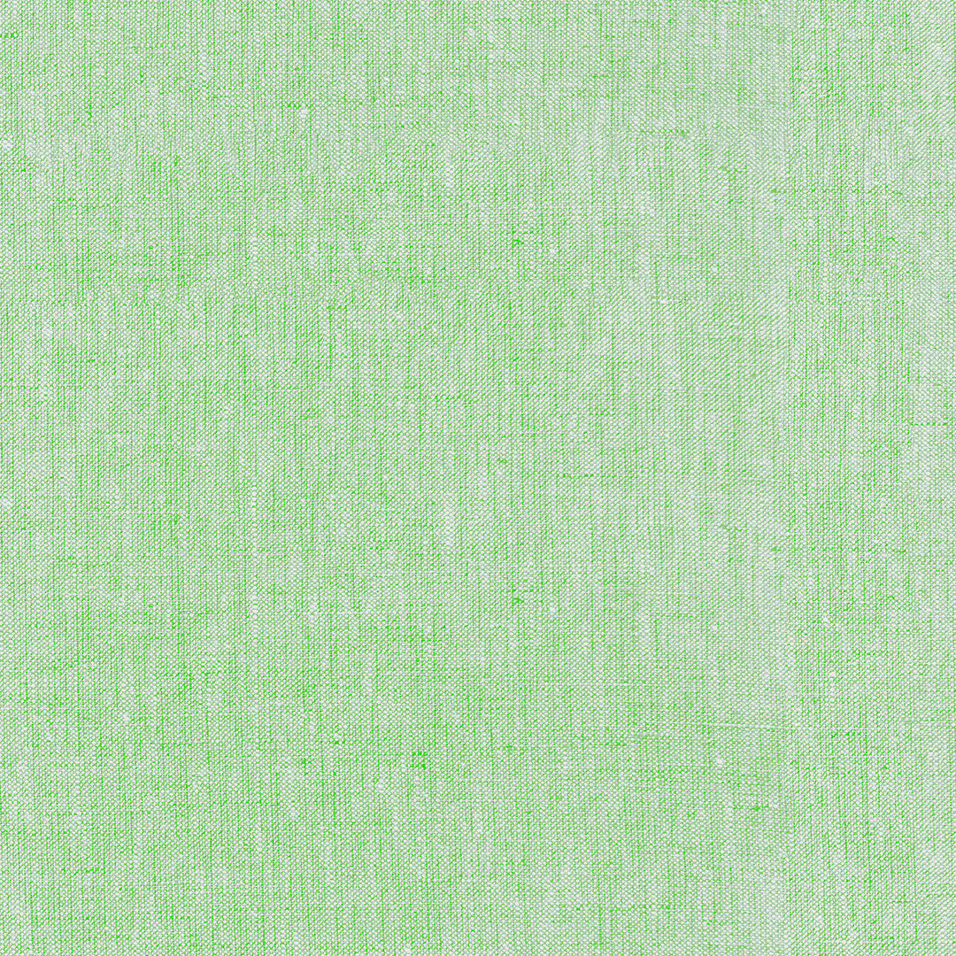 Note Vårgrön - enfärgad slät vaxduk med linnelook