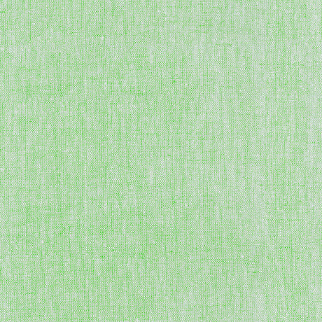 Note Vårgrön - enfärgad slät vaxduk med linnelook