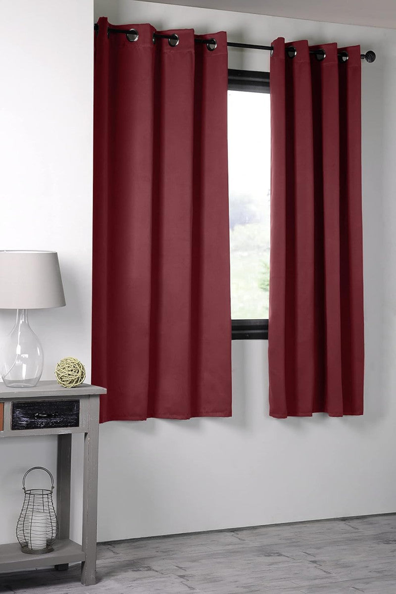 Notte Bordeaux – Mörkläggningsgardin 135 x 180 cm