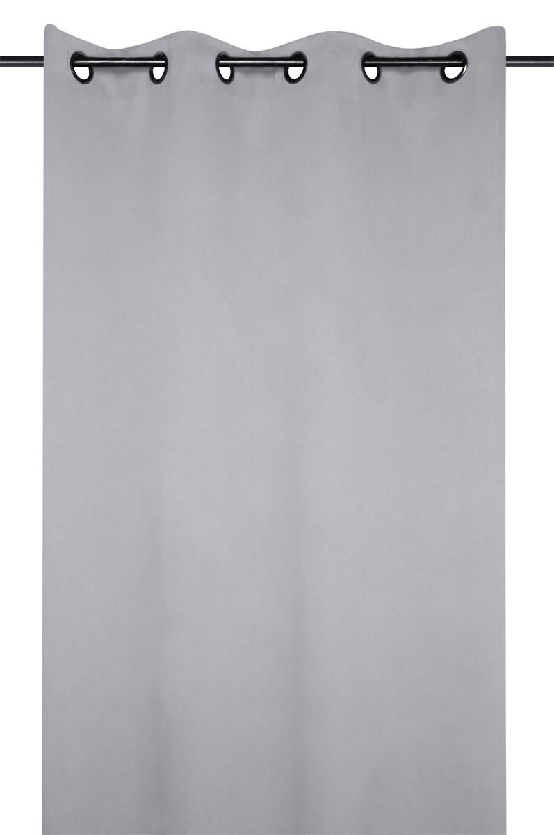 Notte Grå – Mörkläggningsgardin 135 x 250 cm i miljö