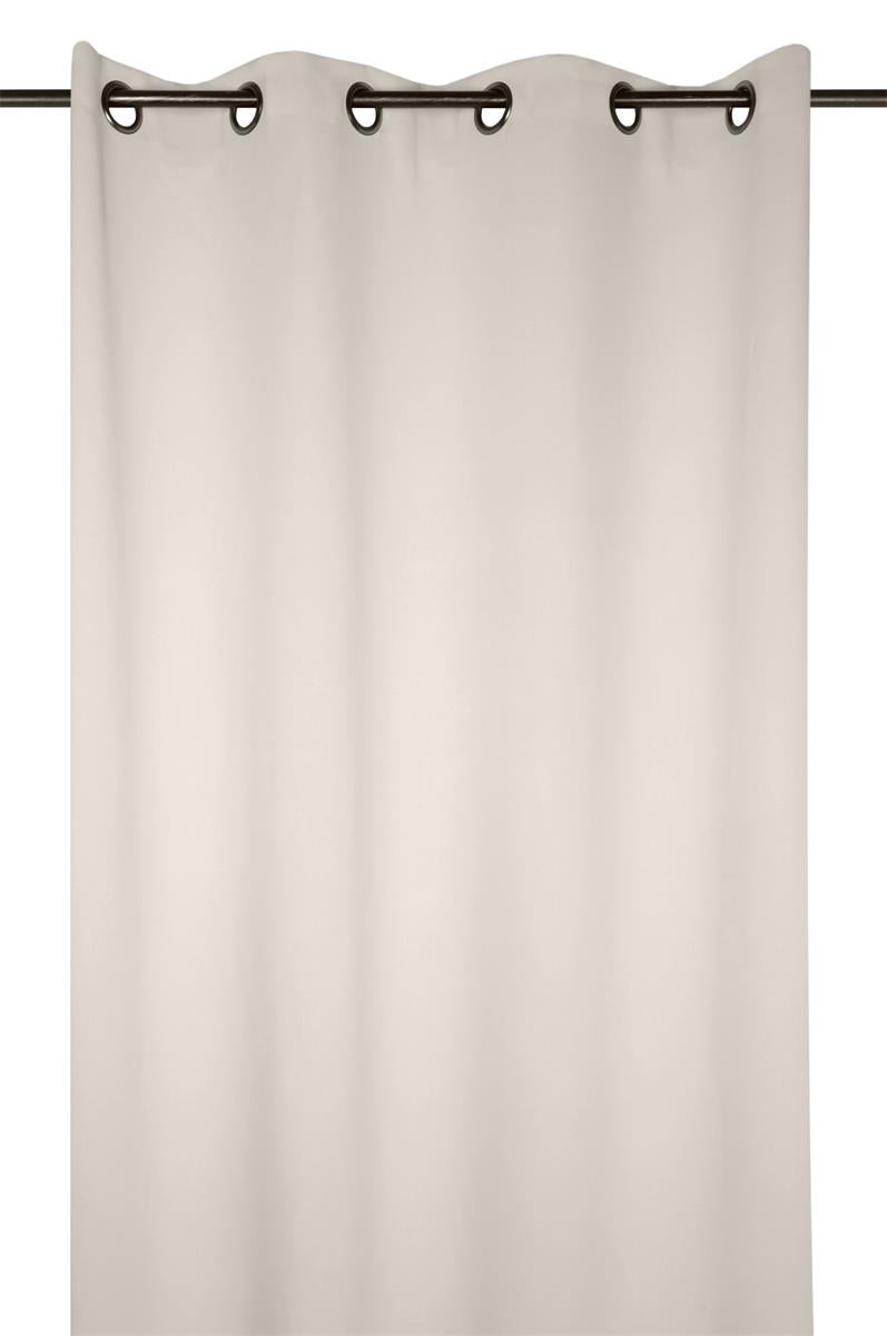 Notte Off-white – Mörkläggningsgardin 135 x 250 cm i miljö