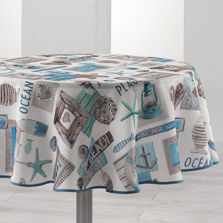 Oceany Ø 180 cm, rund duk med fläckskydd