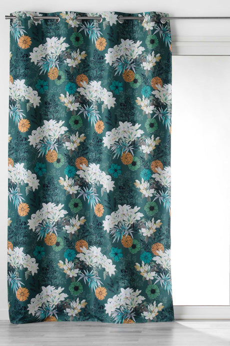 Osaka Blå – 100% Mörkläggningsgardin 135 x 260 cm