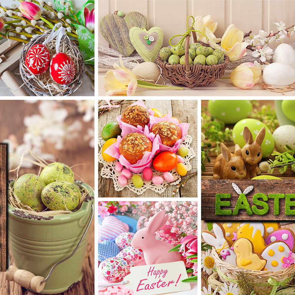 Påskvaxduk - Påskpynt & Påskägg Närbild