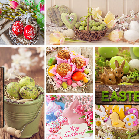 Påskvaxduk - Påskpynt & Påskägg Närbild