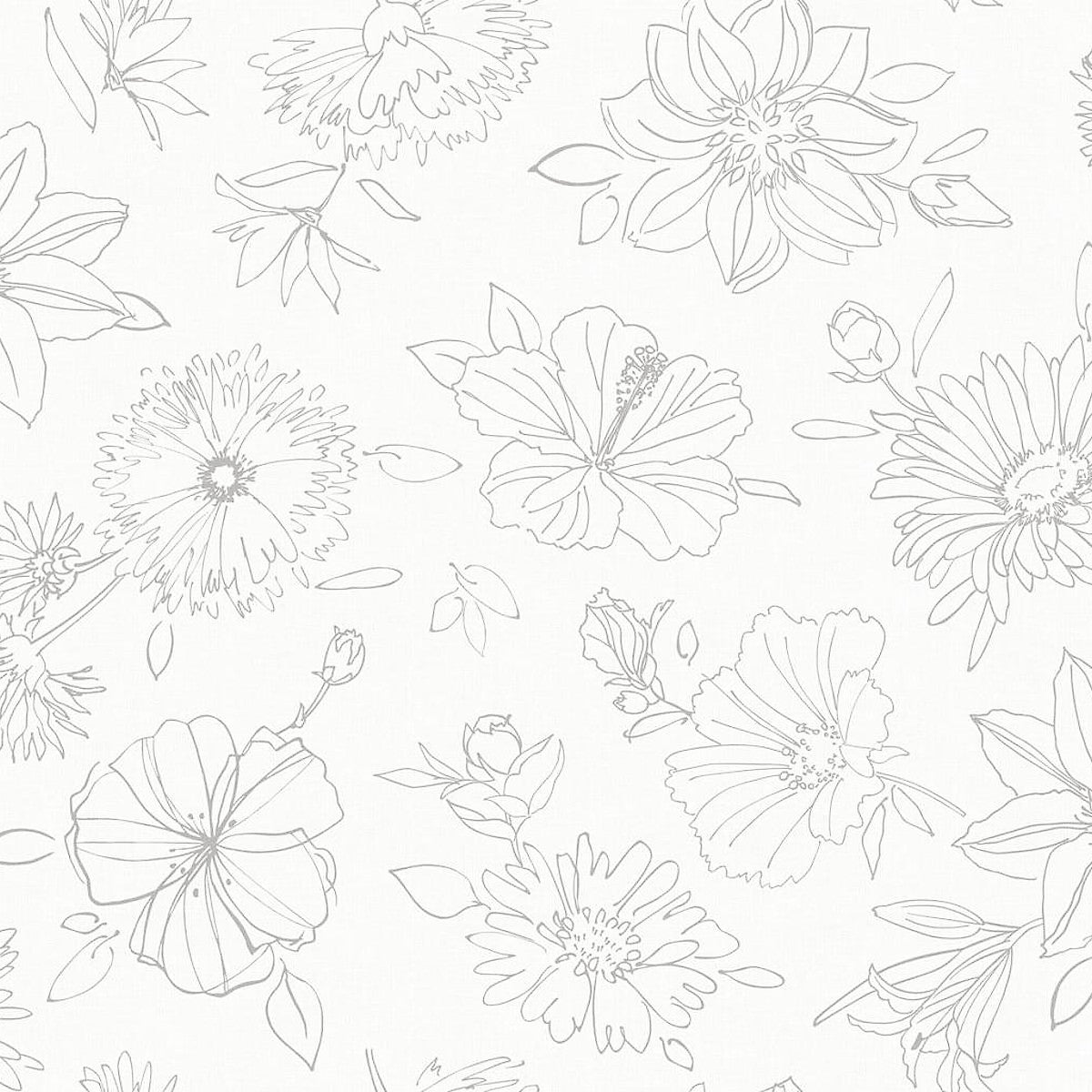 Närbild av Palmas svart-vit, vaxduk med fina sterckteckningar