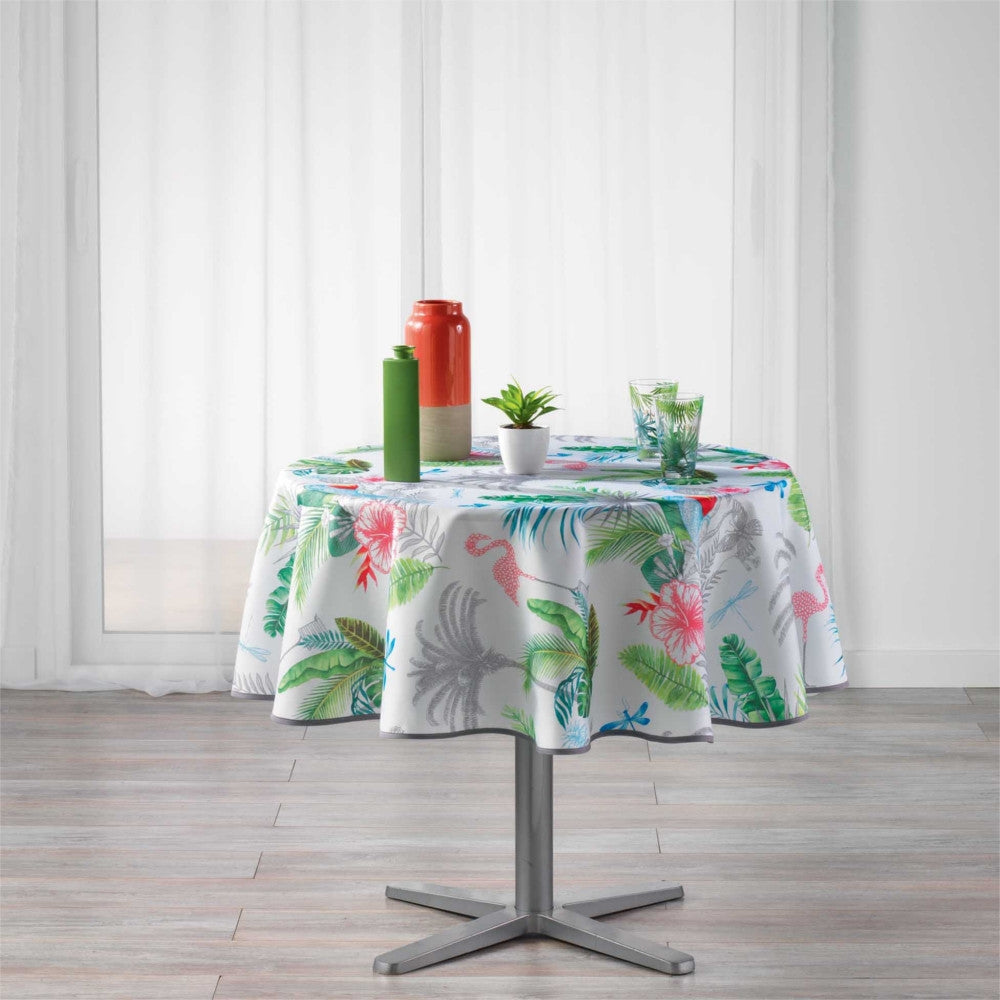 Paradizio White Ø 180 cm, rund duk med fläckskydd