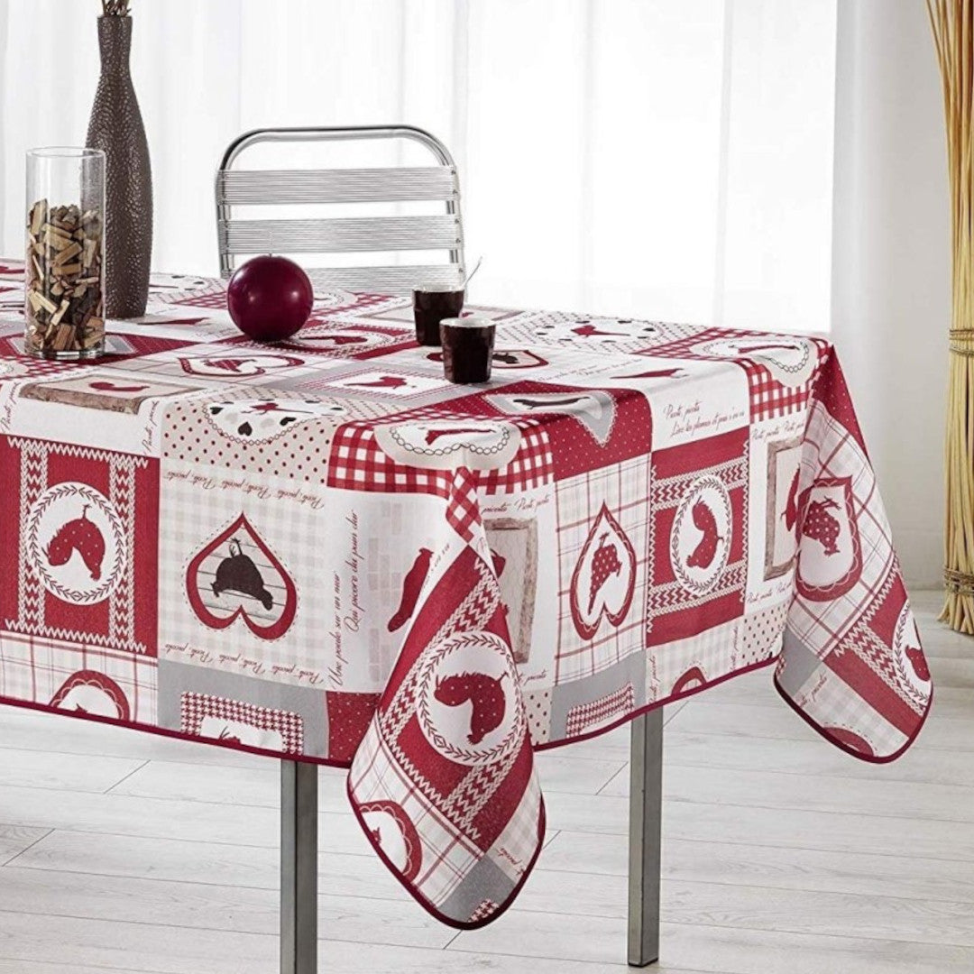 Patch Cocotte 150 x 200 cm, rektangulär duk med fläckskydd – närbild