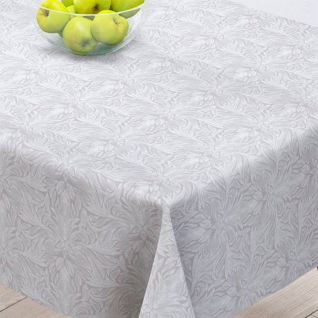 Phedre Natur - textilvaxduk med ljust motiv - 135 cm bred