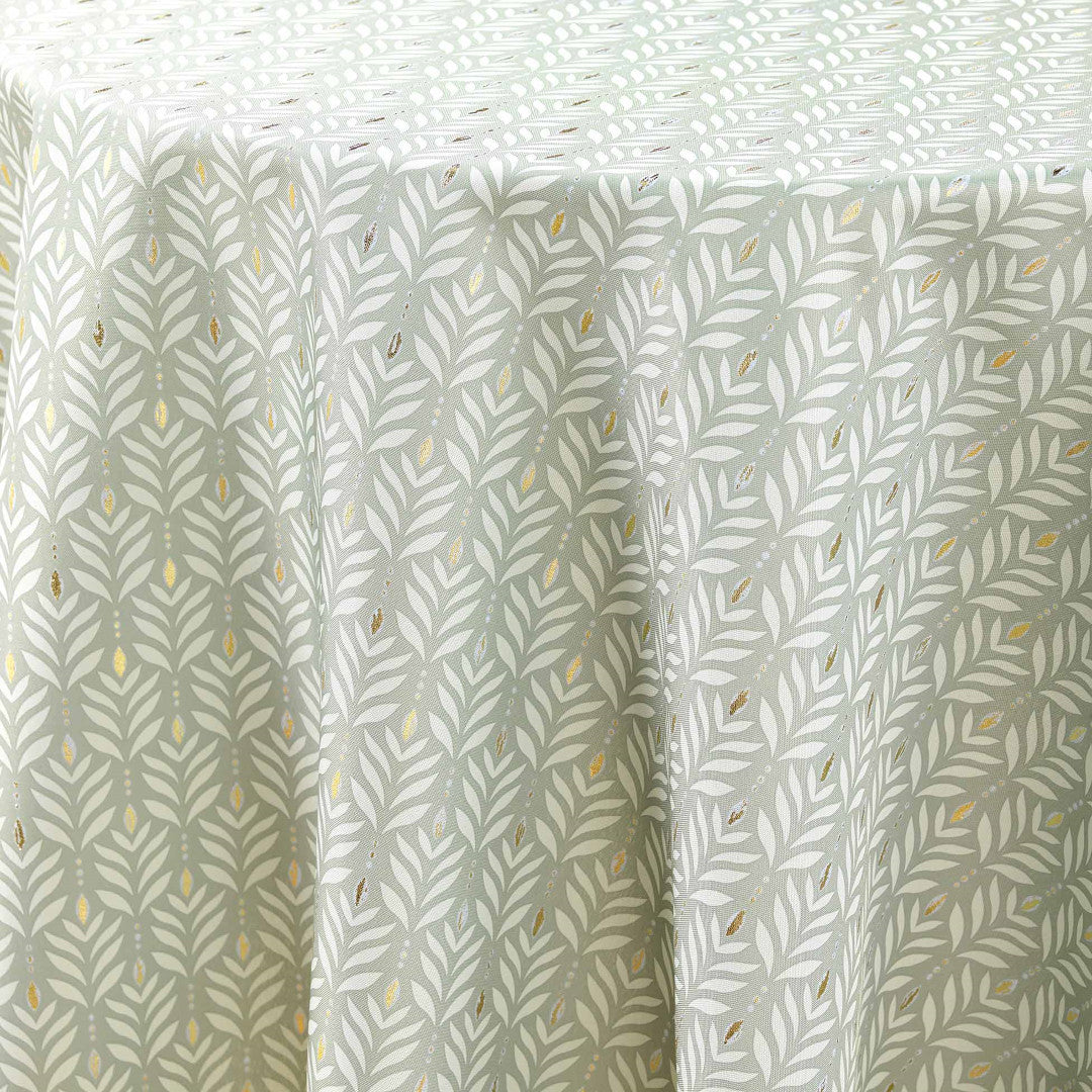 Piana Sage Ø 180 cm, rund duk med fläckskydd, närbild