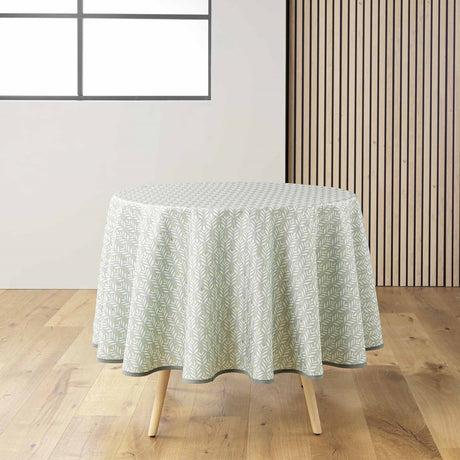 Piana Sage Ø 180 cm, rund duk med fläckskydd