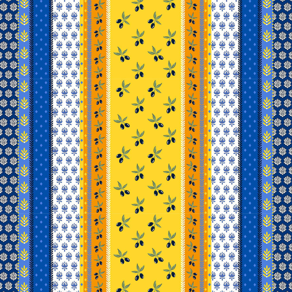 Proveencela Yellow Blue - Provence vaxduk