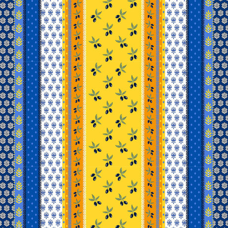 Proveencela Yellow Blue - Provence vaxduk