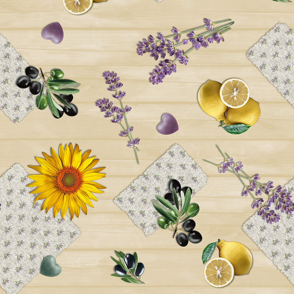 Minnen från Provance - färgstark och spännande franskinspirerad vaxduk