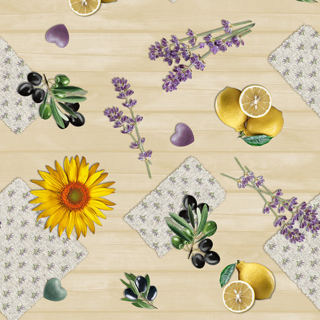 Minnen från Provance - färgstark och spännande franskinspirerad vaxduk