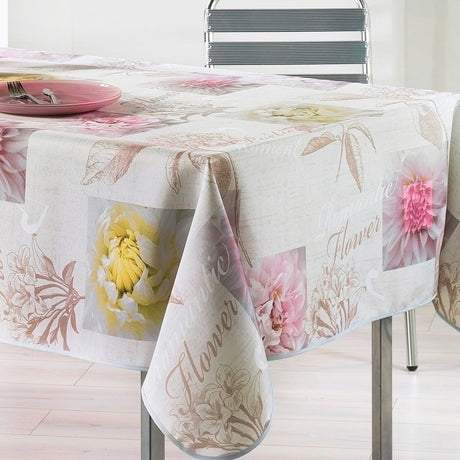 Romantic Flower, textilduksduk med fläckskydd - 150 x 240 cm | Snabb leverans
