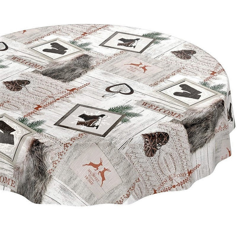 Julvaxduk - Skridskoåkning i juletid