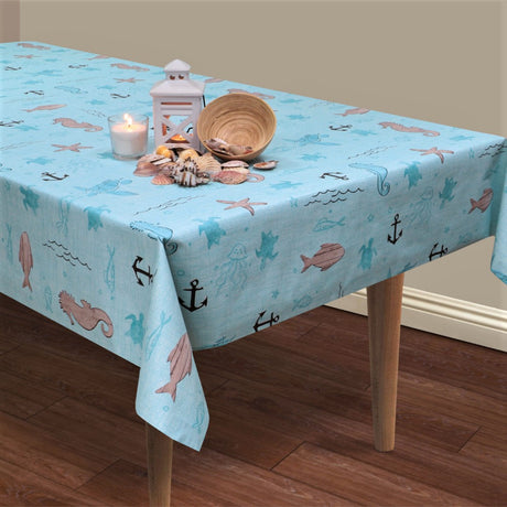 Miljöbild Sailors Lament - Vaxduk med maritimt motiv