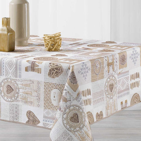 Samos White, duk med fläckskydd, 150 x 240 cm