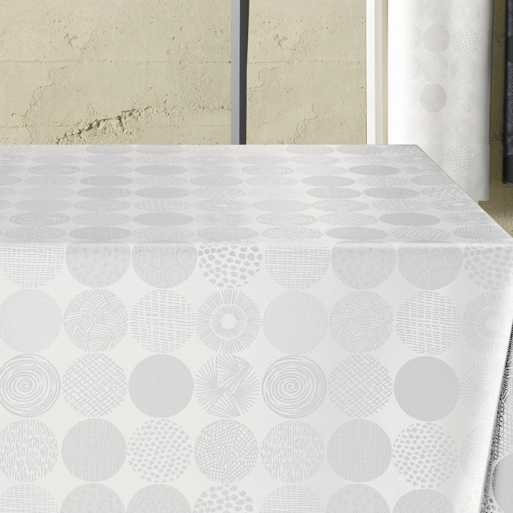 Sampayo Blanco - Jacquardvävd textilvaxduk, 160 cm bred