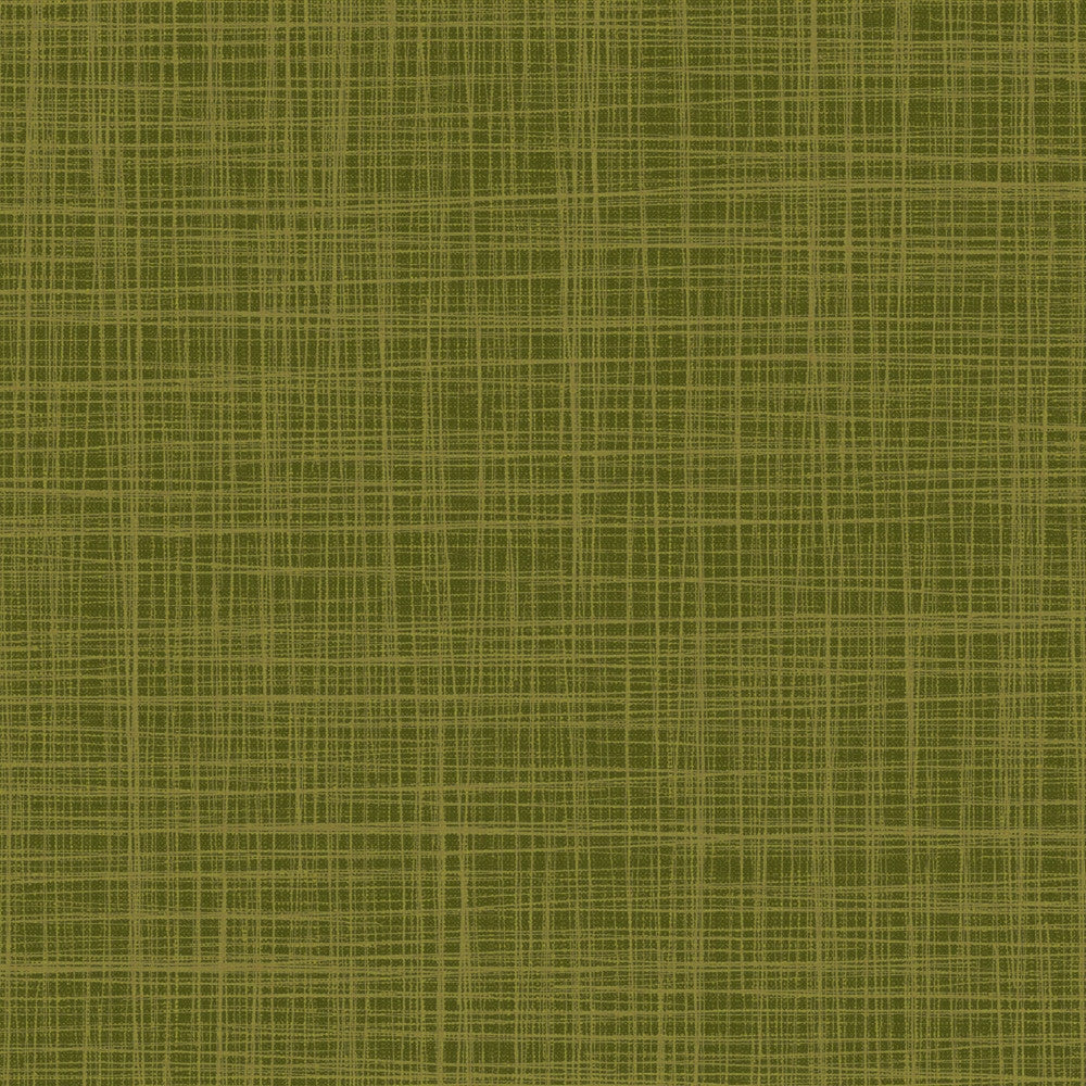 Sharon enfärgad vaxduk med silverstruktur, 140 cm - Moss Green