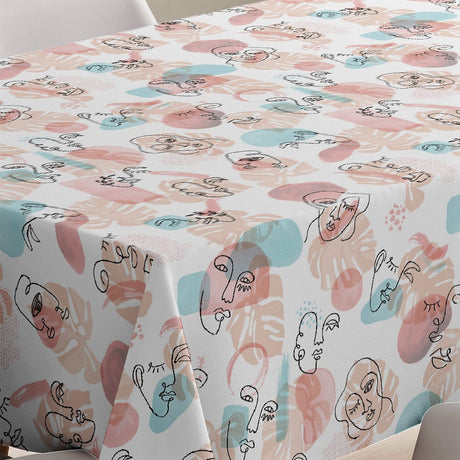 Leenden – Ansikten på vaxduk