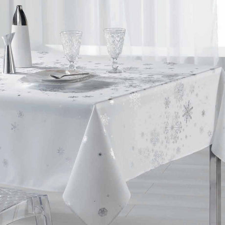 Constellation Snnöhimmel Vit - Julduk med fläckskydd, 150 x 240 cm
