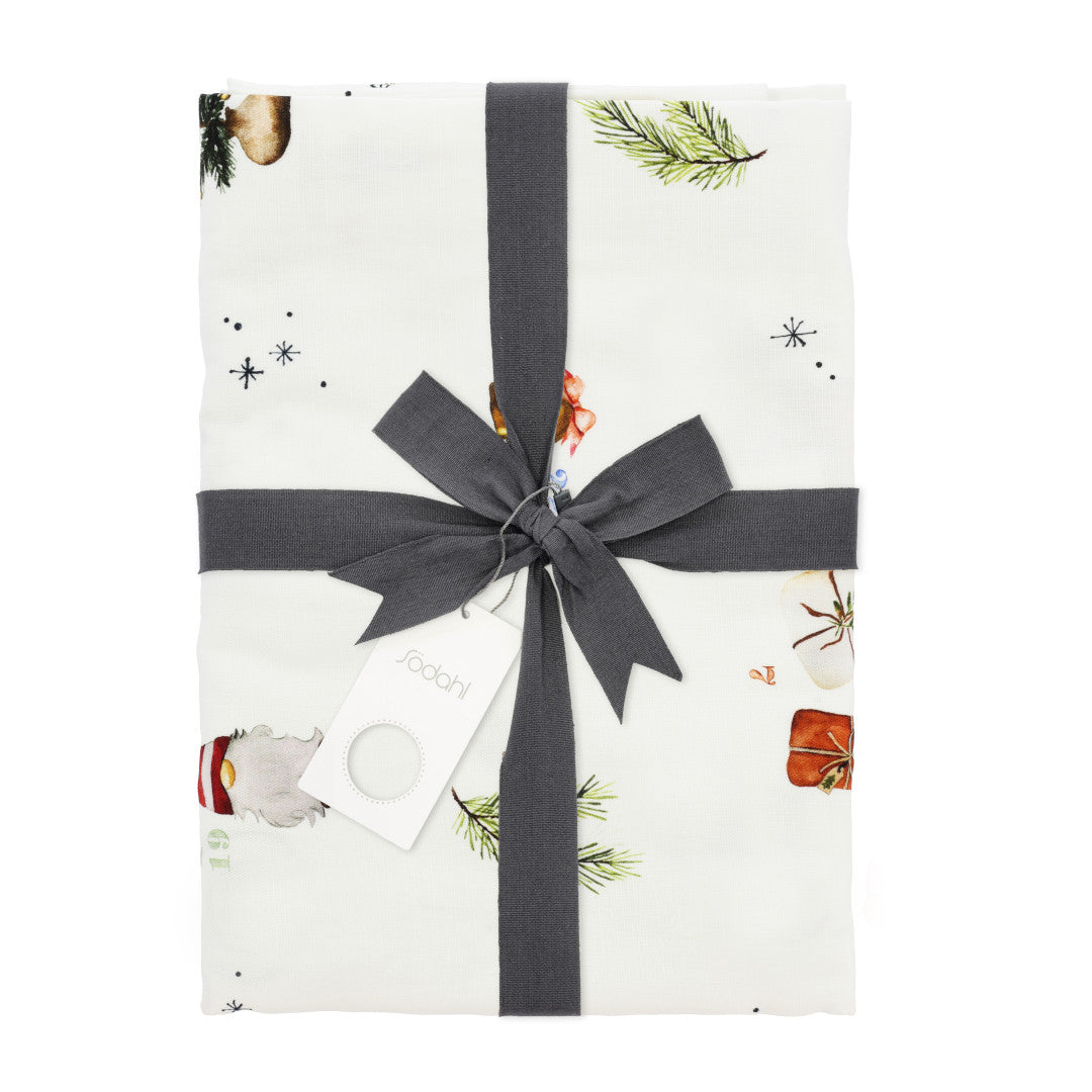 Inslagen Södahl Christmas Days julduk med band 140x250