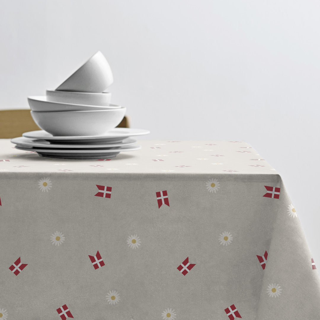 Sødahl Tillykke Textilvaxduk - födelsedagsduk i 100 % bomull med glidskydd