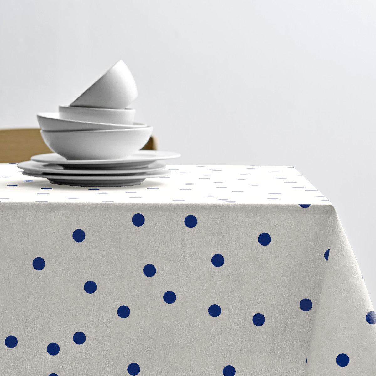 Solaris Royal Blue - Södahl textilvaxduk i 100 % bomull med glidskydd