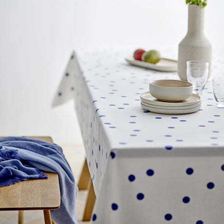 Solaris Royal Blue - Södahl textilvaxduk i 100 % bomull med glidskydd