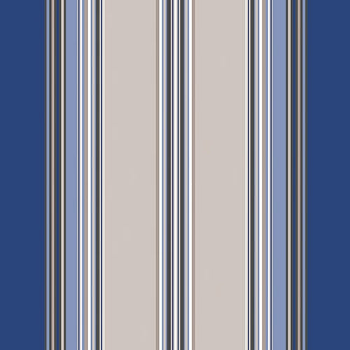 Textilvaxduk med uppladdningar, 175 cm - Vianne, blå