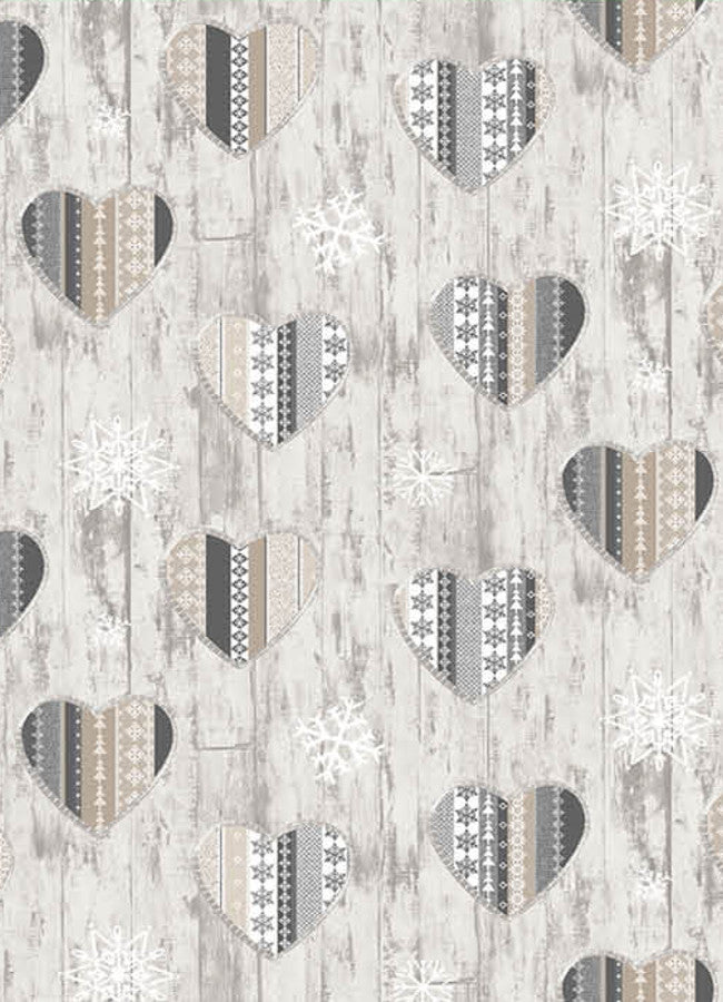 Taninges grå, Laura Lancelle textilvaxduk med teflon