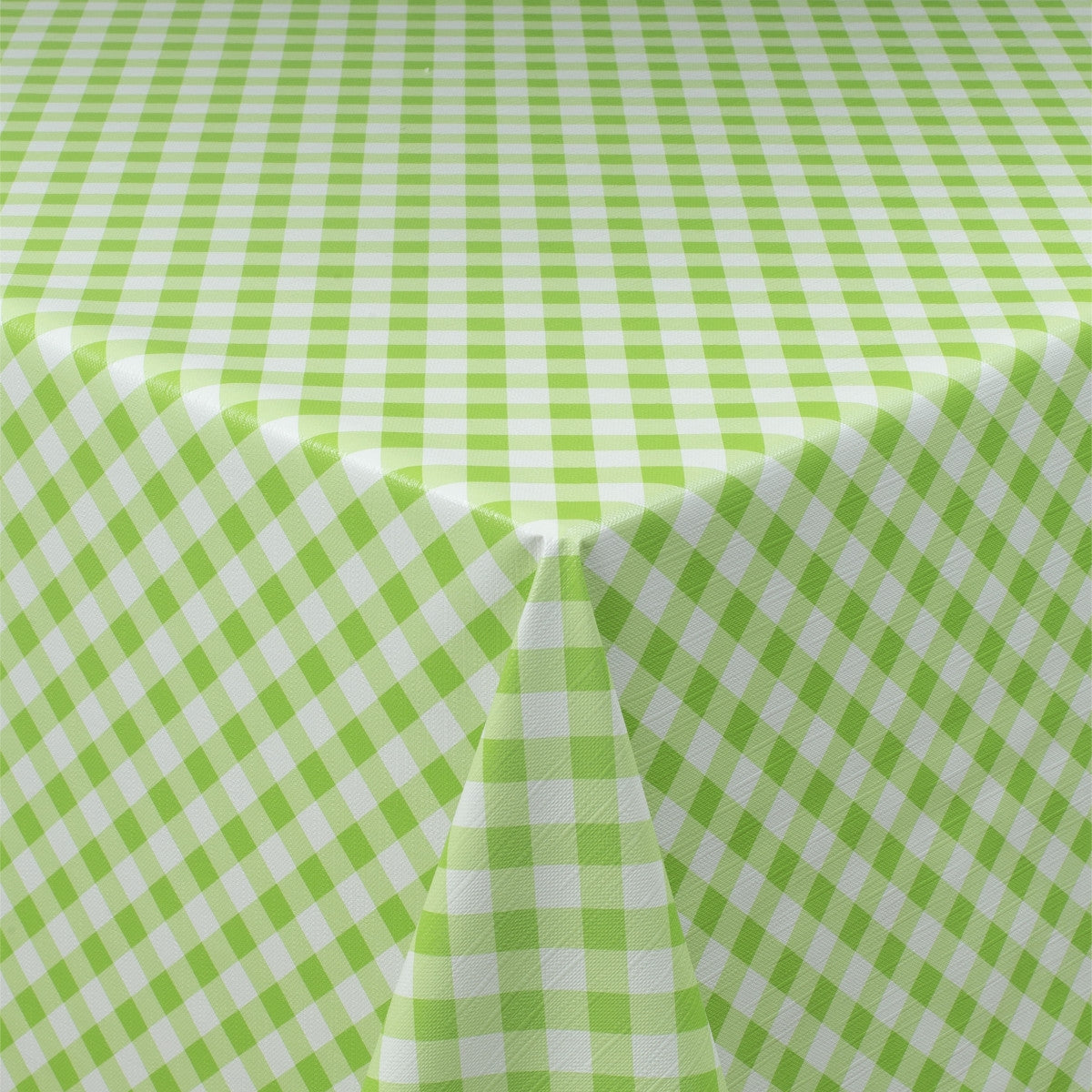 Tern Struktur Grön/vit, vaxduk med rutor och präglad yta