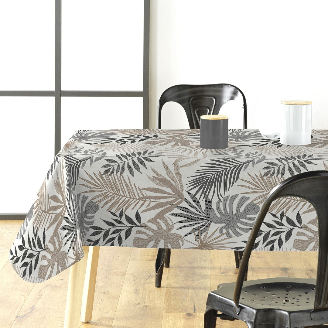 Gardenia vaxduk med tropiska blad, miljöbild