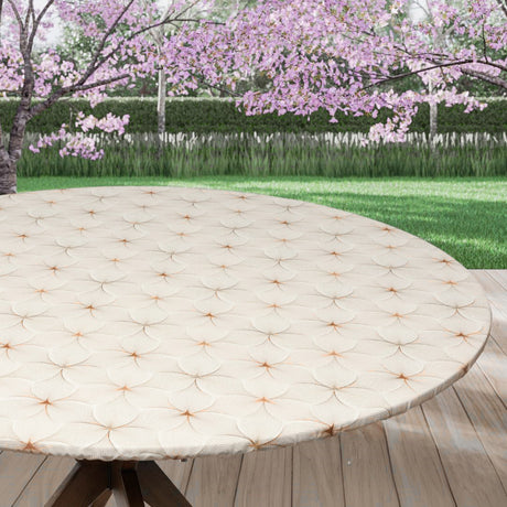 Textilia Glitter Vanita - Rund vaxduk med resår