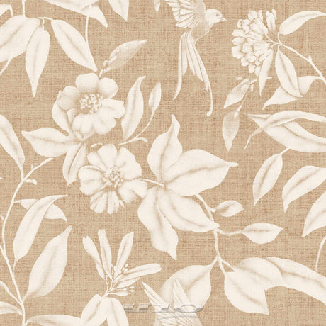 Textilia Miosotis Natur - Rund vaxduk med resår