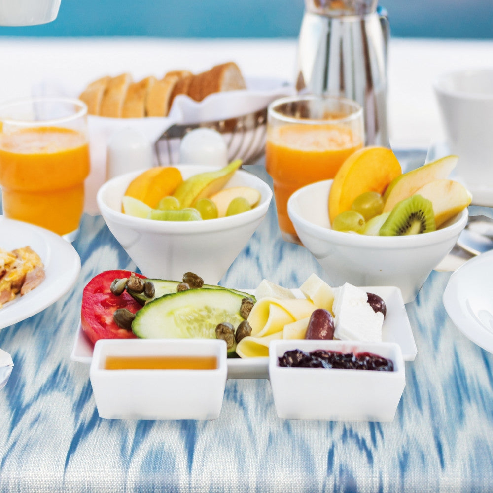 Trend Ikat Blue – pvc fri vaxduk