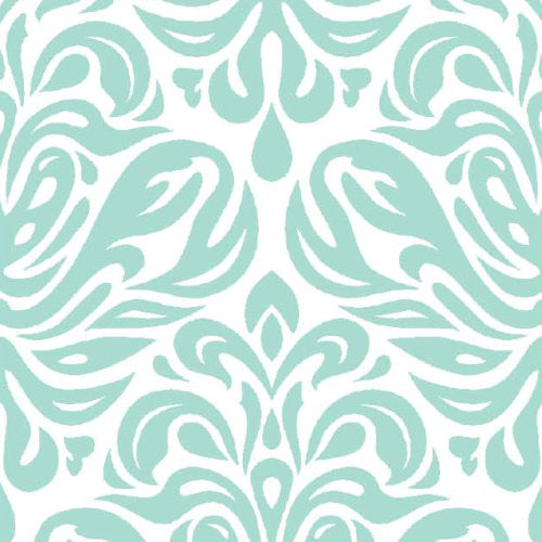 Trulli, Laura Lancelle textilvaxduk - Ljusblå