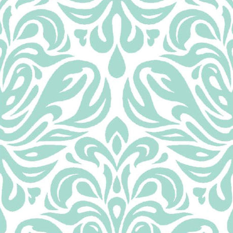 Trulli, Laura Lancelle textilvaxduk - Ljusblå